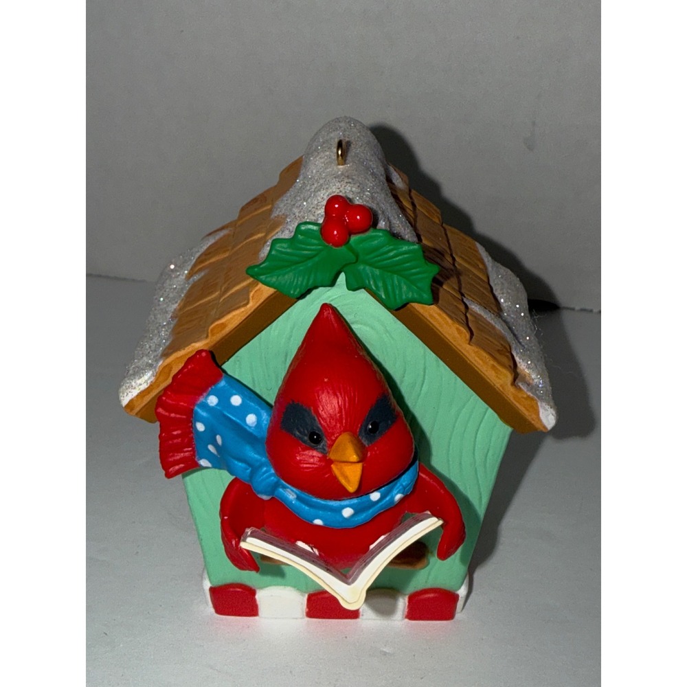 Hallmark Keepsake 2020 Cardinal Birdhouse Caroling Christmas Ornament QGO2041